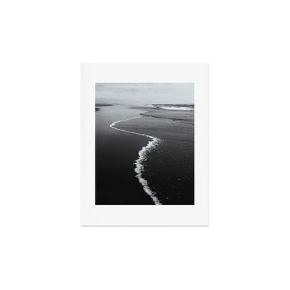 Black and White Shore Art Print Gallery Image 3