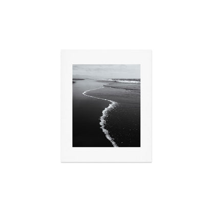 Black and White Shore Art Print Gallery Image 1