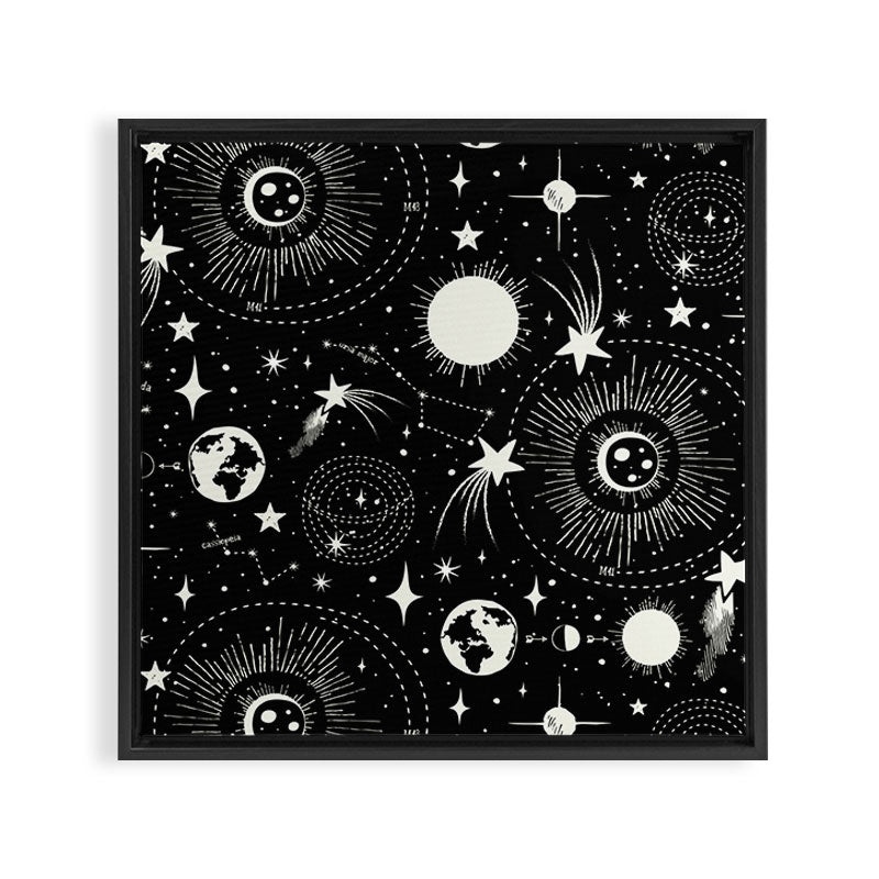 Solar System Framed Canvas Print Gallery Image 2