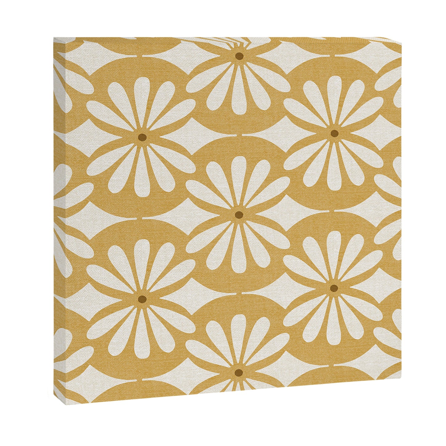 Solstice Boho Geometric Goldenrod Canvas Print Gallery Image 6