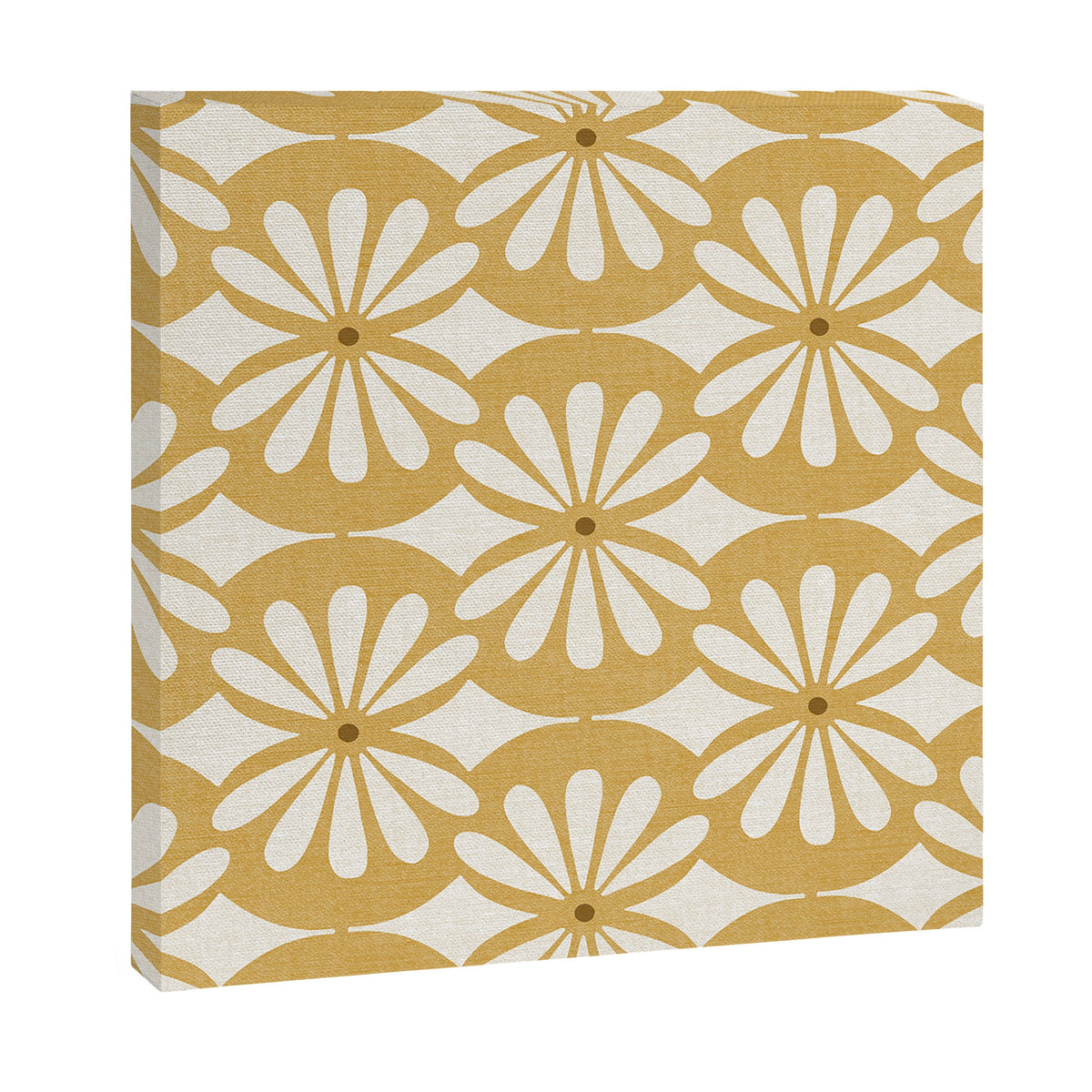 Solstice Boho Geometric Goldenrod Canvas Print Gallery Image 2