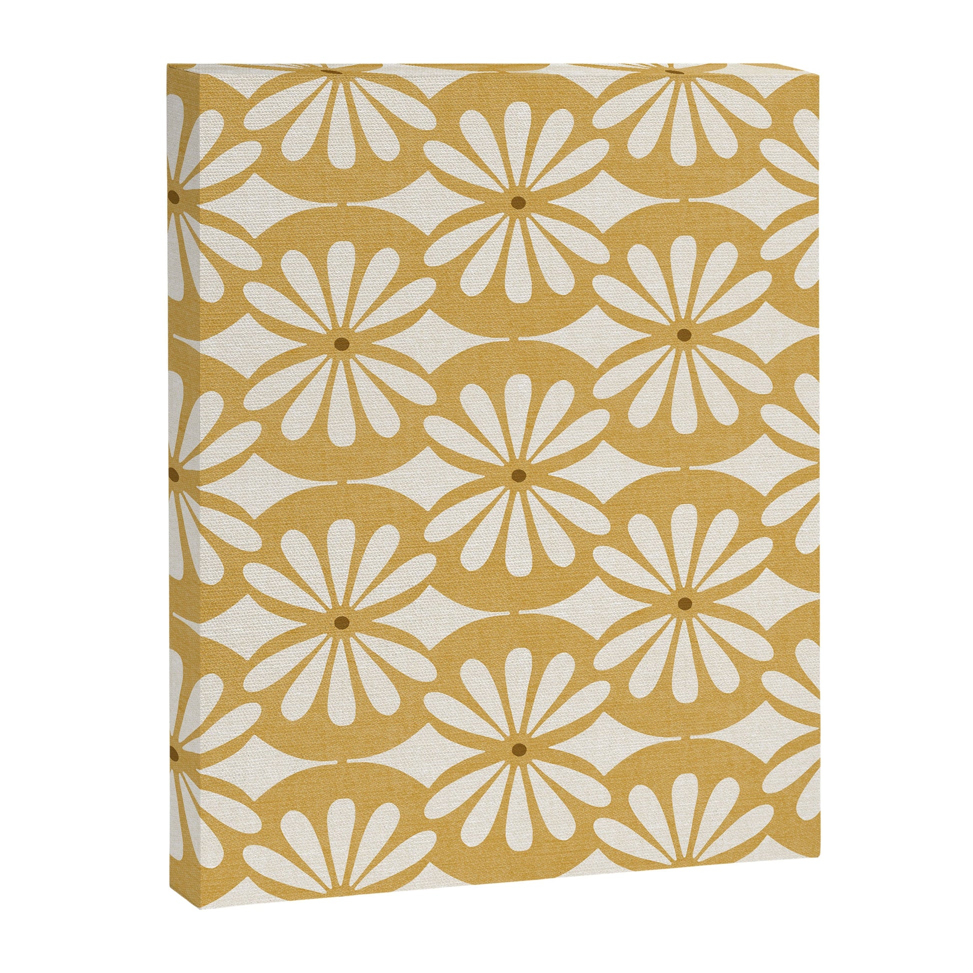 Solstice Boho Geometric Goldenrod Canvas Print Gallery Image 1