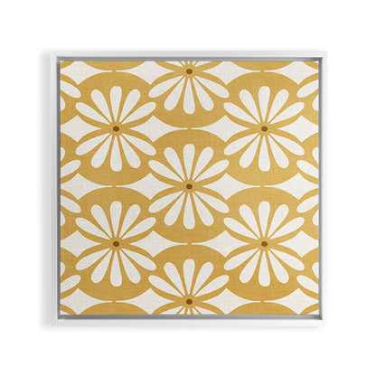 Solstice Boho Geometric Goldenrod Framed Canvas Print Gallery Image 29