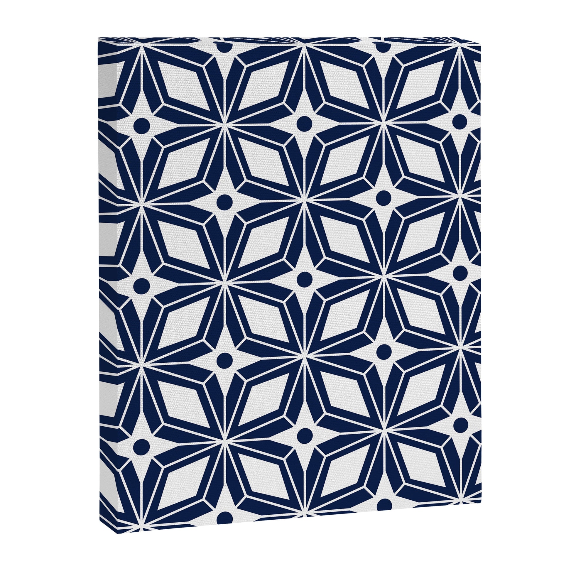 Starburst - Navy Canvas Print Gallery Image 1