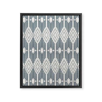 West End - Linen Framed Canvas Print Gallery Image 1