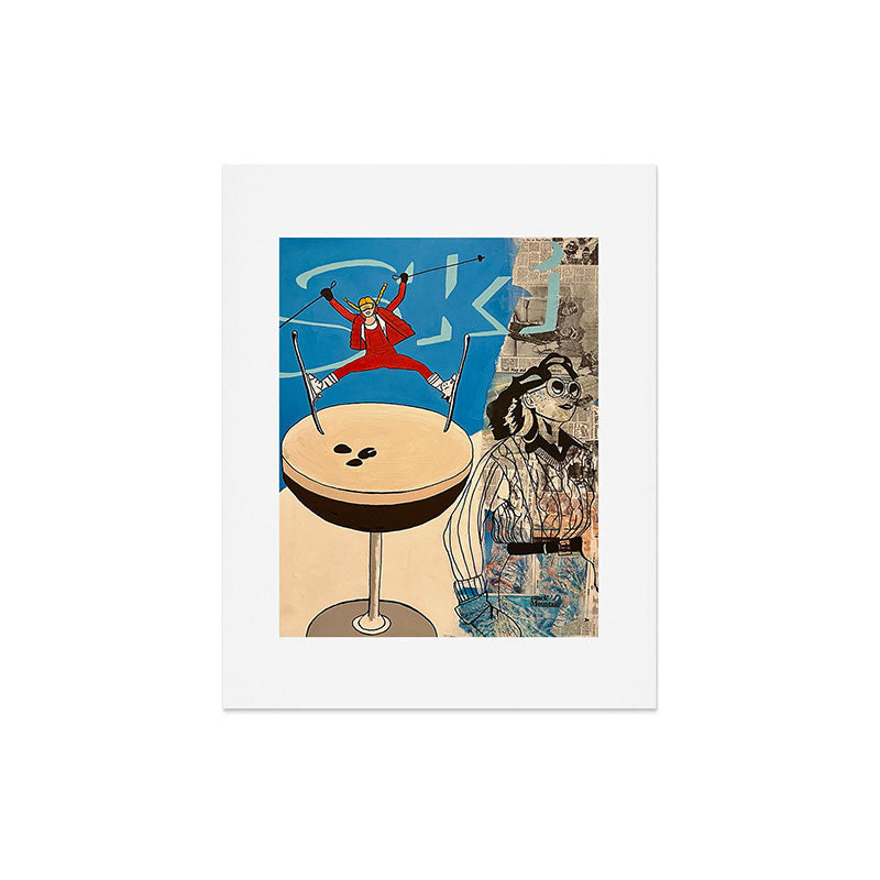 ski! painting Art Print Gallery Image 4
