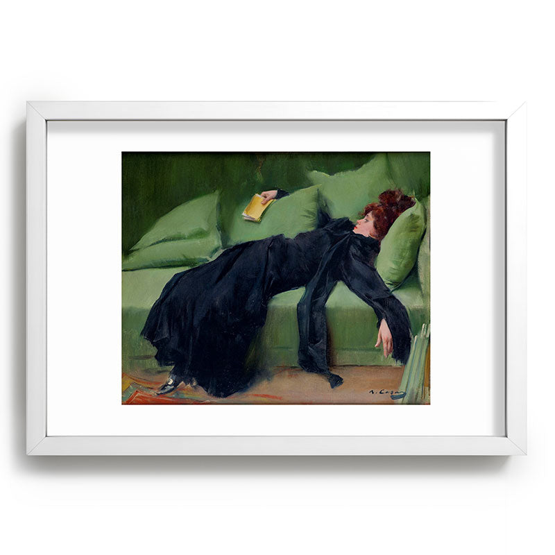 Decadent Young Woman after the Dance Framed Art Print Gallery Image 77