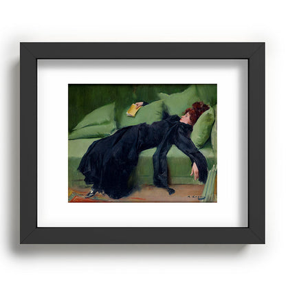 Decadent Young Woman after the Dance Framed Art Print Gallery Image 58