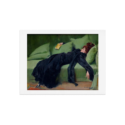 Decadent Young Woman after the Dance Art Print Gallery Image 7