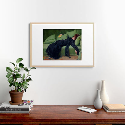 Decadent Young Woman after the Dance Framed Art Print Gallery Image 20
