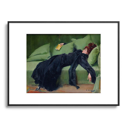 Decadent Young Woman after the Dance Framed Art Print Gallery Image 85