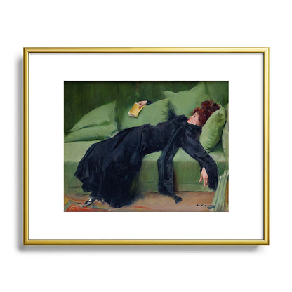 Decadent Young Woman after the Dance Framed Art Print Gallery Image 89