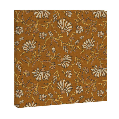 KALAMI FLORAL MUSTARD Canvas Print Gallery Image 9