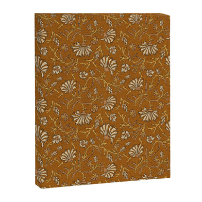 KALAMI FLORAL MUSTARD Canvas Print Gallery Image 3