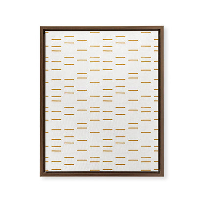 OCHRE LINE Framed Canvas Print Gallery Image 16