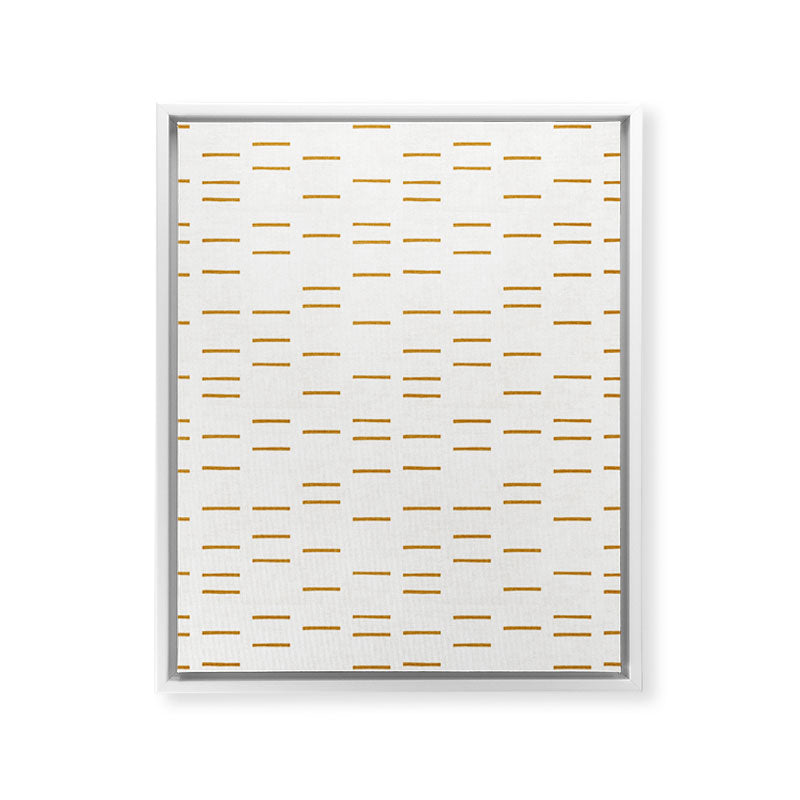 OCHRE LINE Framed Canvas Print Gallery Image 32