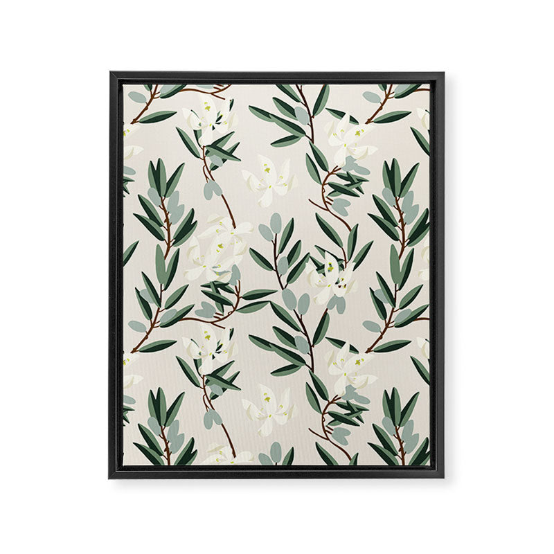 OLIVE BLOOM Framed Canvas Print Gallery Image 8