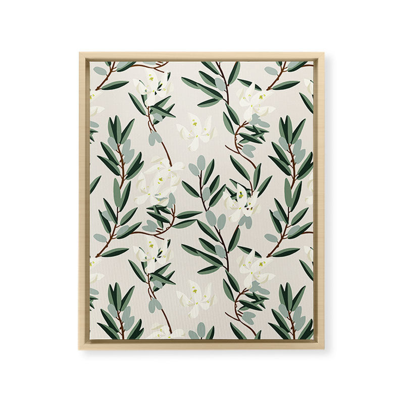 OLIVE BLOOM Framed Canvas Print Gallery Image 22
