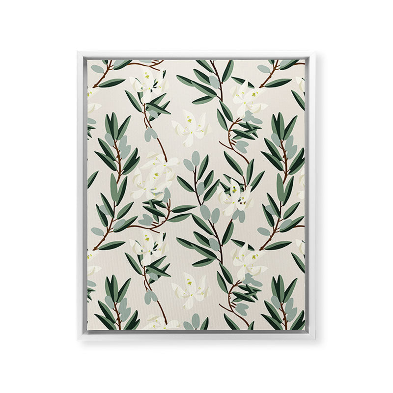 OLIVE BLOOM Framed Canvas Print Gallery Image 31