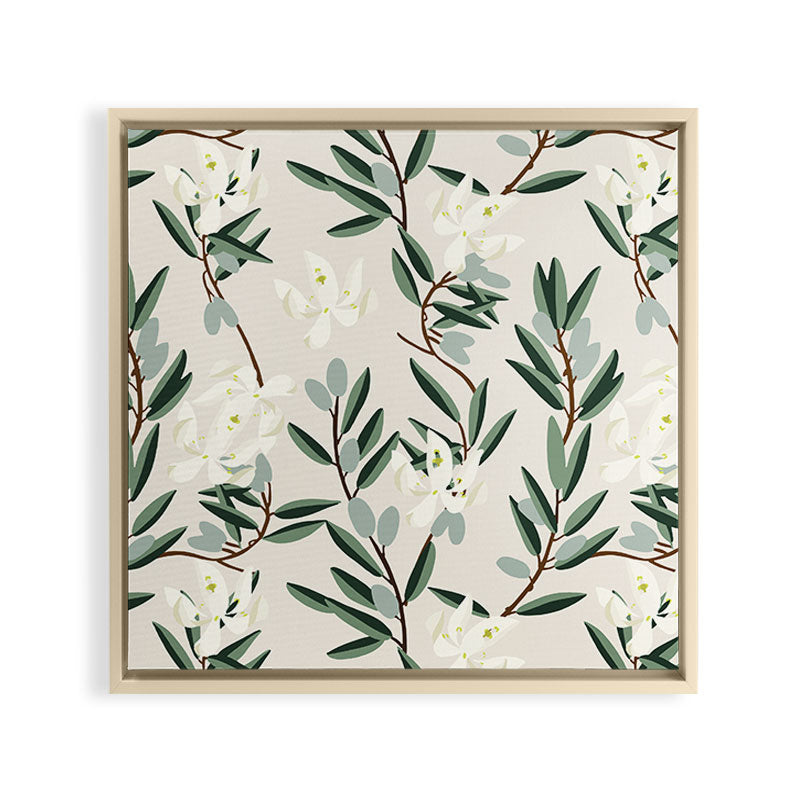 OLIVE BLOOM Framed Canvas Print Gallery Image 20