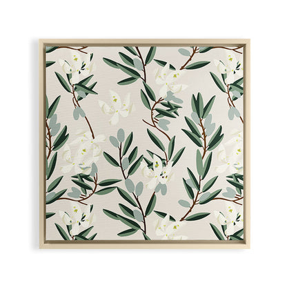 OLIVE BLOOM Framed Canvas Print Gallery Image 20