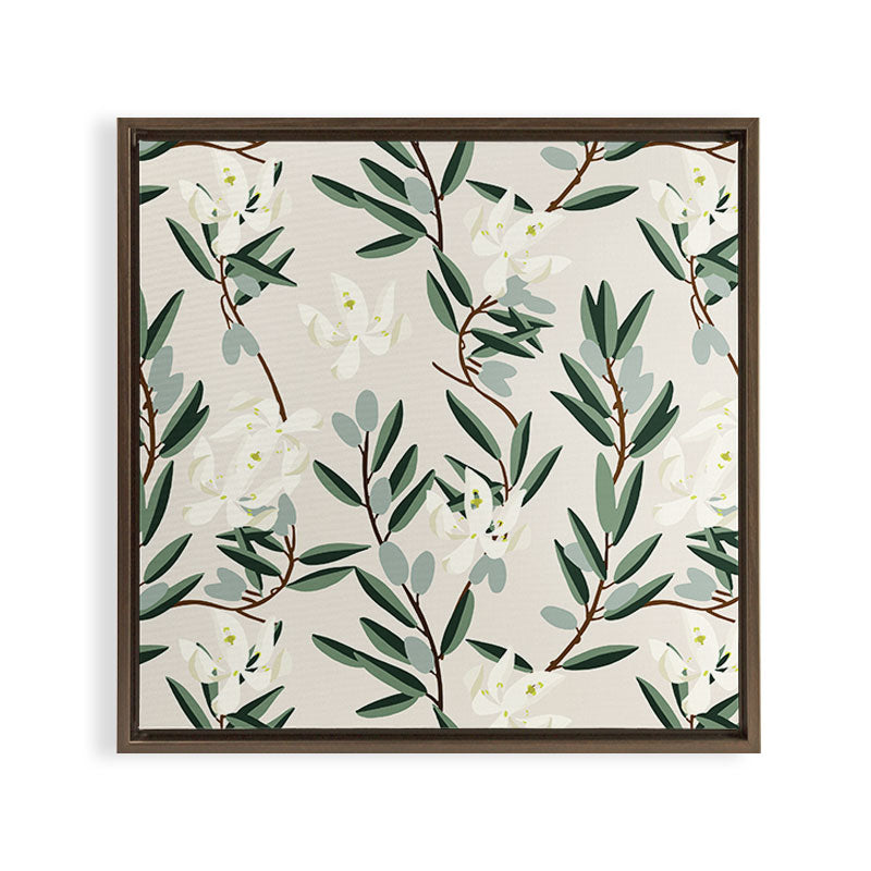 OLIVE BLOOM Framed Canvas Print Gallery Image 15