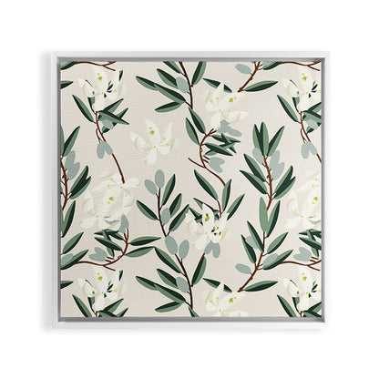 OLIVE BLOOM Framed Canvas Print Gallery Image 36