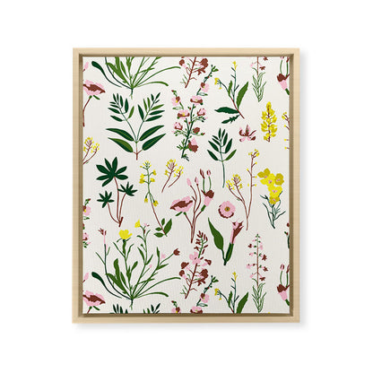 WILDFLOWER STUDY Framed Canvas Print Gallery Image 26