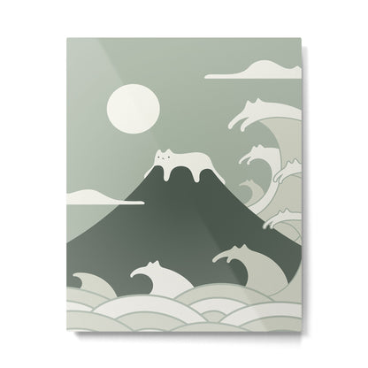 Cat Landscape 108 Metal Print Gallery Image 4