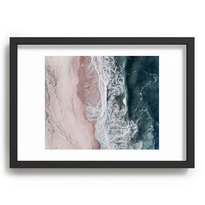 Crashing waves - Aerial Beach Ocean Sea Photography by Ingrid Beddoes Framed Art Print Gallery Image 59