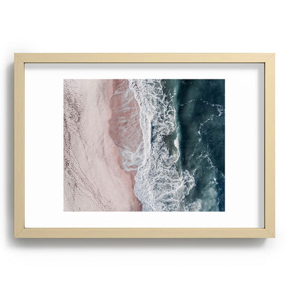 Crashing waves - Aerial Beach Ocean Sea Photography by Ingrid Beddoes Framed Art Print Gallery Image 71