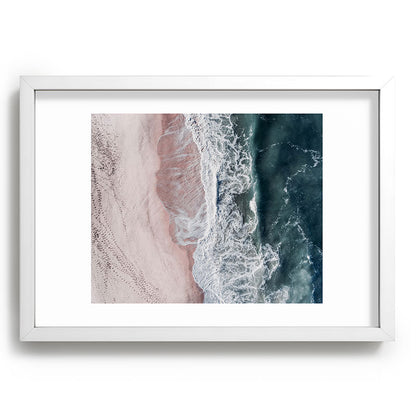 Crashing waves - Aerial Beach Ocean Sea Photography by Ingrid Beddoes Framed Art Print Gallery Image 77