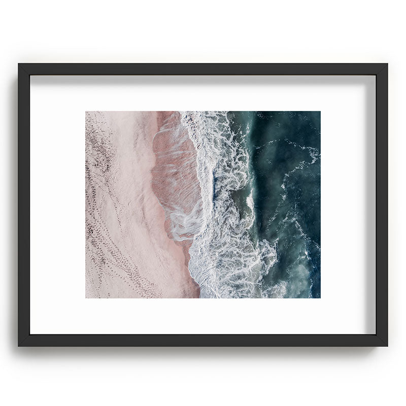 Crashing waves - Aerial Beach Ocean Sea Photography by Ingrid Beddoes Framed Art Print Gallery Image 60