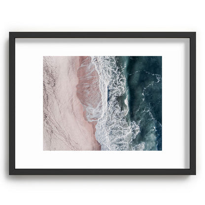 Crashing waves - Aerial Beach Ocean Sea Photography by Ingrid Beddoes Framed Art Print Gallery Image 61