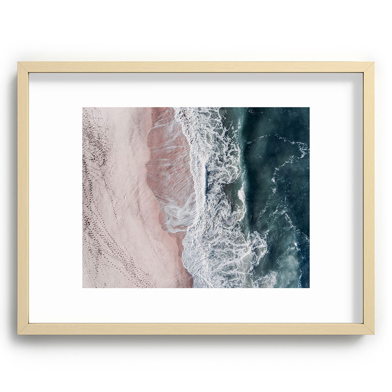 Crashing waves - Aerial Beach Ocean Sea Photography by Ingrid Beddoes Framed Art Print Gallery Image 72