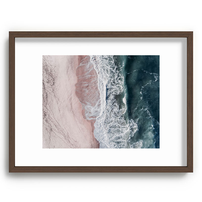 Crashing waves - Aerial Beach Ocean Sea Photography by Ingrid Beddoes Framed Art Print Gallery Image 66