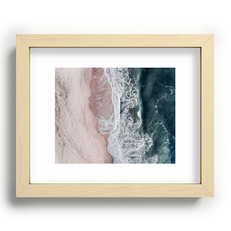Crashing waves - Aerial Beach Ocean Sea Photography by Ingrid Beddoes Framed Art Print Gallery Image 70