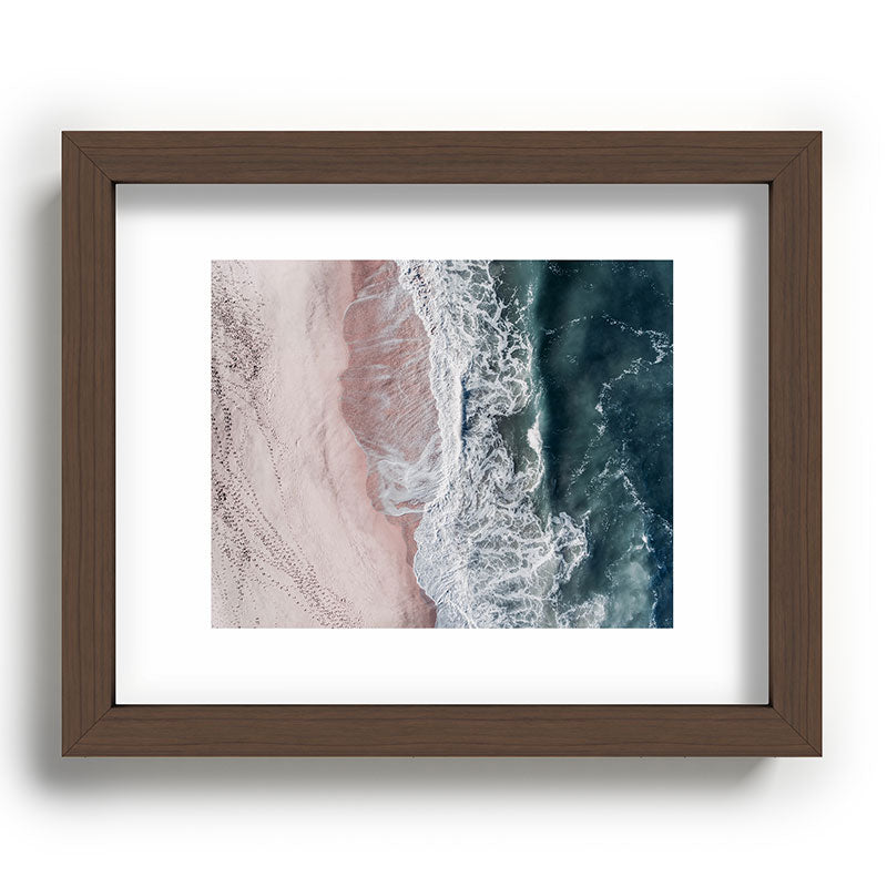 Crashing waves - Aerial Beach Ocean Sea Photography by Ingrid Beddoes Framed Art Print Gallery Image 63
