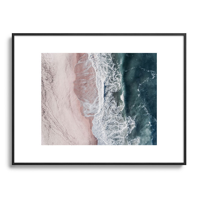 Crashing waves - Aerial Beach Ocean Sea Photography by Ingrid Beddoes Framed Art Print Gallery Image 84
