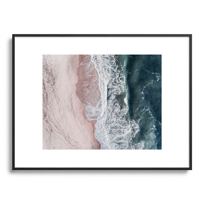 Crashing waves - Aerial Beach Ocean Sea Photography by Ingrid Beddoes Framed Art Print Gallery Image 84