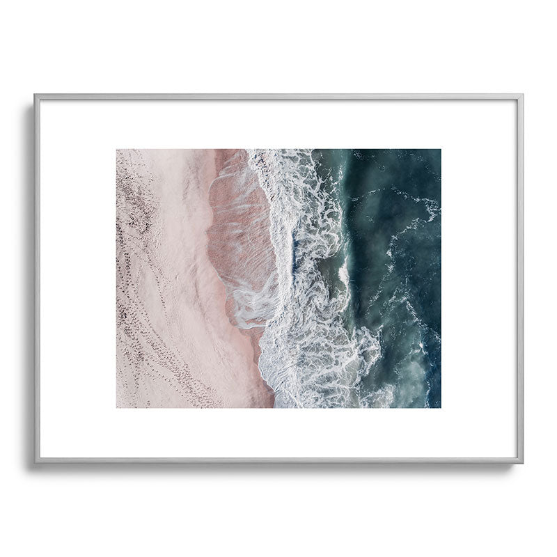 Crashing waves - Aerial Beach Ocean Sea Photography by Ingrid Beddoes Framed Art Print Gallery Image 99