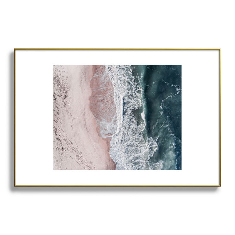Crashing waves - Aerial Beach Ocean Sea Photography by Ingrid Beddoes Framed Art Print Gallery Image 93