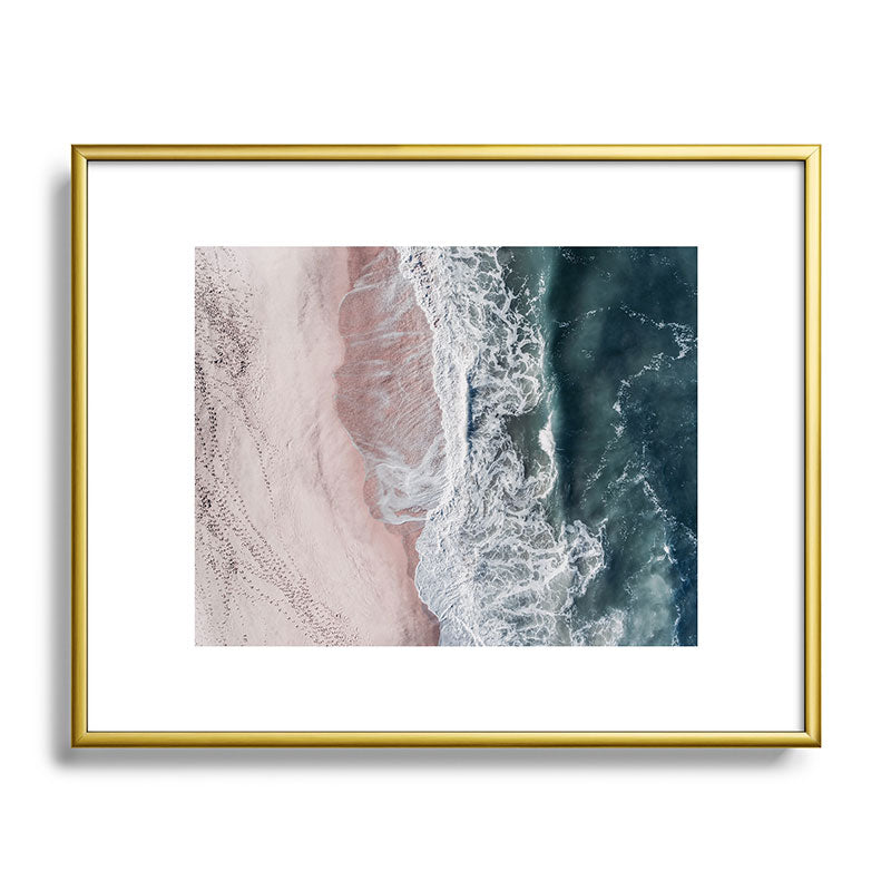 Crashing waves - Aerial Beach Ocean Sea Photography by Ingrid Beddoes Framed Art Print Gallery Image 88