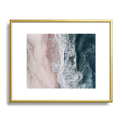 Crashing waves - Aerial Beach Ocean Sea Photography by Ingrid Beddoes Framed Art Print Gallery Image 89