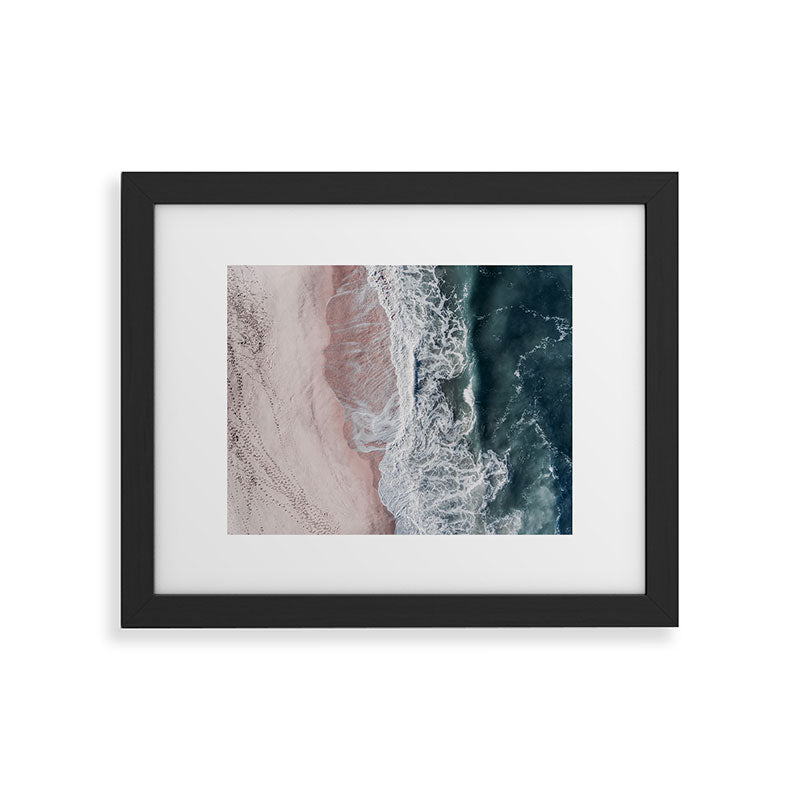 Crashing waves - Aerial Beach Ocean Sea Photography by Ingrid Beddoes Framed Art Print Gallery Image 32
