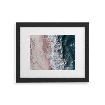 Crashing waves - Aerial Beach Ocean Sea Photography by Ingrid Beddoes Framed Art Print Gallery Image 32