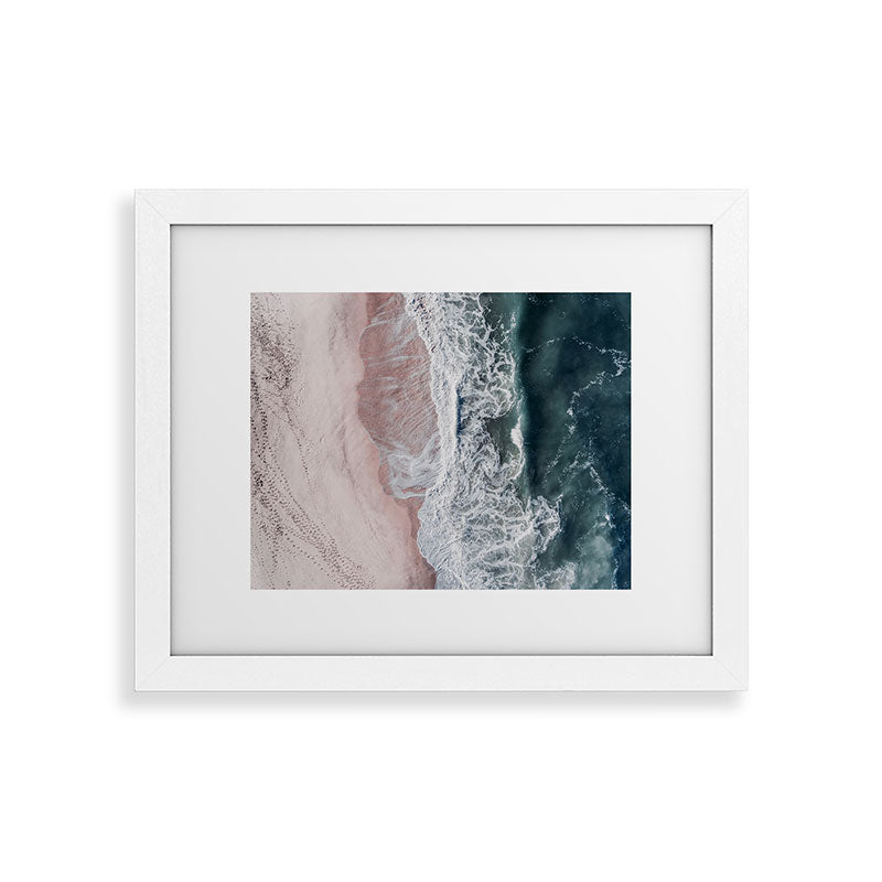 Crashing waves - Aerial Beach Ocean Sea Photography by Ingrid Beddoes Framed Art Print Gallery Image 51