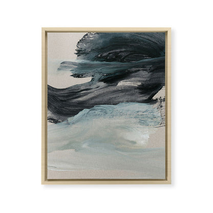 minimal brushstrokes 3 Framed Canvas Print Gallery Image 7