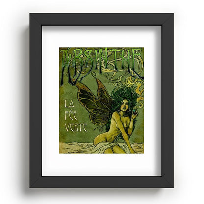 Vintage Parisian Green Fairy Absinthe Alcoholic Aperitif Advertisement Poster Framed Art Print Gallery Image 78