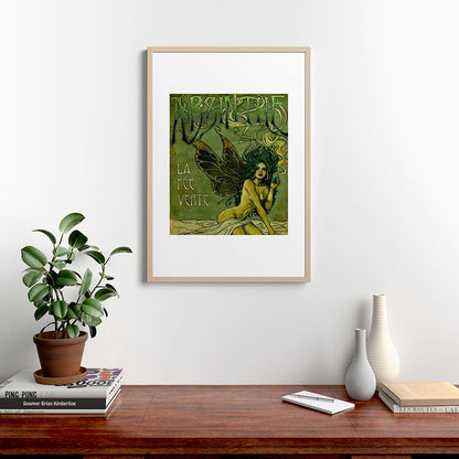 Vintage Parisian Green Fairy Absinthe Alcoholic Aperitif Advertisement Poster Framed Art Print Gallery Image 28